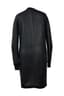 CHANEL
Reversible lambskin leather coat, with CC logo on the sleeve
