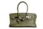 HERMÈS BIRKIN 42 SHOULDER HANDBAG FJORD GREEN VERONESE