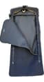CHANEL RARE NINETIES DIAMOND-QUILTED
TWO-WAYS LAMB LEATHER BLACK GARMENT
BAG WITH GOLD HARDWARE ACCESSORIES