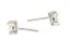 CLOUS D’OREILLES EN OR BLANC 18K ET DIAMANTS (AVEC CERTIFICAT)