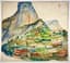 WILHEM JARUSKA (1916 - 2008) 
Le Baou de Saint-Jeannet