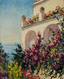 SOLOGUB, Leonid Romanovitch (1884-1956)
Villa on Mediterranean seashore