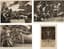 VALÈRE BERNARD (1860 - 1936)
Four engravings from the series entitled 'Guerra' (1893-1895), exploring the theme of death and inspired by Francisco de Goya.
(i) La Mort fauchant
(ii) Lou jour toumbo..
(iii) The Harpies
(iv) Guerro