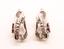 PAIR OF THAI RUBY AND DIAMOND EARRINGS