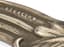 SET OF SILVER TEAWARE: LADLE, GLASS HOLDER, SAUCER, STRAINER, LATE 19TH CENTURY – EARLY 20TH CENTURY