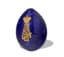 PORCELAIN EASTER EGG WITH APPLIED ORMOLU CYPHER OF ALEXANDER III
Imperial Porcelain Factory, period of Alexander III (1885-1896)