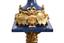PAIR OF MAJESTIC ROYAL BLUE LAPIS LAZULI PEDESTALS AND VASES, EARLY XX CENTURY
NEOCLASSICAL STYLE