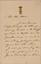 ISMAÏL PASCHA (1830-1895)
Autograph letter signed «Ismail». 