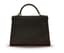 HERMES KELLY 32 RETOURNE
Black grained leather, 2001