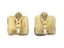 ASCH GROSSBARDT BOUCLES D’OREILLES À CLIP VINTAGE EN OR JAUNE 14K ONYX, CORAIL, MALACHITE, NACRE ET DIAMANTS