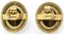VINTAGE 18K YELLOW GOLD AND TIGER’S EYE EARRINGS