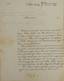 PRINCE Alexander Arkadievich SUVOROV(1804-1882)
LETTER TO GILLAUME-HENRI-FRANÇOIS CASTRES DE TERSAC (1808-?),
