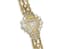 DELANEAU 18K YELLOW GOLD AND DIAMOND LADIES BRACELET WATCH