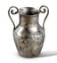 ART NOUVEAU TWO-HANDLED SILVER VASE WITH FLORAL DECORATION