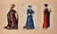 ALEXANDRE BENOIS (1870-1960)
A set of three costume designs for a Clergy Council [Conseil du Clergé] for L'Impératrice aux Rochers. Un miracle de Notre-Dame (1927)