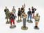 Figurines depicting the French Foreign Legion throughout history. 1834 to 2007.