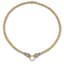 ‘PANTHERS’ 14K YELLOW GOLD, DIAMOND AND SAPPHIRE NECKLACE