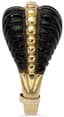 VINTAGE YELLOW GOLD AND BLACK ONYX COCKTAIL RING, CIRCA 1960–1970