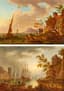 FRENCH SCHOOL, 18TH CENTURY. CIRCLE OF JOSEPH VERNET (1714-1789)
A pair of idyllic landscapes