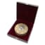 RUSSIAN PARCEL-GILT SIVER SNUFFBOX WITH A MEDALLION PORTRAIT OF CATHERINE II DEDICATED TO PEACE TREATY WITH TURKEY, JULY 10, 1774
S Yudin, Moscow, 1774