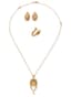 MAGERIT ‘ATLANTIS’
SET OF 18K YELLOW GOLD, DIAMOND AND TOURMALINE NECKLACE, EARCLIPS AND RING