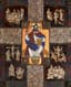 ENAMEL ICÔNE ‘CHRIST PANTOCRATOR’ AVEC SCÈNES DU NOUVEAU TESTAMENT
JOOP JANSSEN (1914-1993)