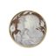 BROCHE EN OR JAUNE 18K ET CAMÉE