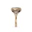 14K YELLOW GOLD RING WITH DIAMOND, 19TH CENTURY