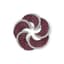 ‘FLOWER’ 18K WHITE GOLD, DIAMOND AND RUBY BROOCH – PENDANT