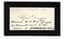 ALFRED DREYFUS (1859-1935)
Visite card in his name with autograph message, circa 1894