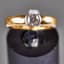 TIFFANY DIAMOND AND GOLD RING