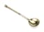 RUSSIAN TWISTED SILVER NIELLO SPOON WITH FLORAL DECORATION
Moscow, end of the 19th century