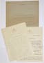 PRINCESS BIBESCO [Born Marthe Lucie Lahovary] (1886-1973), Autograph
Three typed letters, dated 1928, 1938 and 1939, signed.