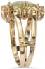 14K YELLOW GOLD, CITRINE, DIAMONDS RING