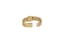 BULGARI BB 19 GOLD TUBOGAS CUFF WATCH