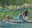 FRENCH SCHOOL, 19th CENTURY
The washerwomen
