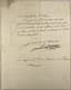LUCIEN BONAPARTE (1775-1840)
Letter signed to a friend to Citoyen Denoyers, engraver [probably Auguste Desnoyers]
Paris 22 nivôse an VIII [12 January 1800]