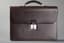 CANALI LEATHER BRIEFCASE LIGHT BROWN