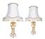 A PAIR OF MARBLE LAMPS, 20th CENTURY FRANCE
