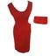 VINTAGE PIROVANO MONTENAPOLEONE
RED DRESS AND A CLUTCH