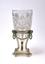 AN IMPORTANT FABERGE SILVER-MOUNTED CUT CRYSTAL VASE IN NEOCLASSICAL STYLE.