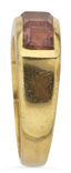 BAGUE EN OR JAUNE 18K ET RUBIS (?)