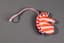HERMÈS BLUE, ORANGE AND PINK LEATHER ‘GEEGEE SAVANNAH’ BAG CHARM