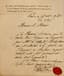 ROCHECHOURT LOUIS-VICTOR-LEON (1788-1858)
Autograph letter signed to Monsieur le Chevalier..., Mayor of the 3rd Arrondissement. Paris, 16 April 1814.