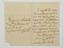 EUGÈNE DELACROIX (1798-1863)
Autograph letter signed, in French, to the architect Charles  Devieur known as Robelin. 
