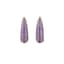 AMETHYST AND DIAMOND HOOP EARRINGS