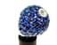 ‘DOME’ SAPPHIRE AND DIAMOND 18K GOLD RING