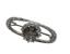 WHITE GOLD BROOCH WITH QUARTZ AND
DIAMONDS