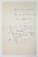 ETER A. KROPOTKIN (1842-1921), AUTOGRAPH
A handwritten letter addressed to publisher Paul Gallimard. Viola (Kent), May 14, 1896.