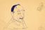 GEORGES ANNENKOV (1889-1974)
Set of four drawings including 3 self-portraits and «muses» for the cartoon ‘Elegy’
